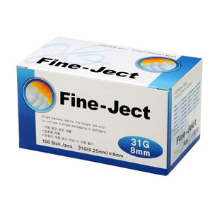 [Fine-Ject] 화인젝 인슐린 펜니들 31G 8mm (100개입)