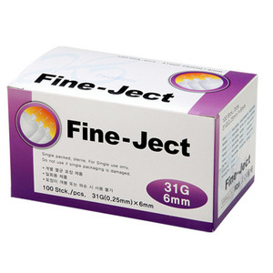 [Fine-Ject] 화인젝 인슐린 펜니들 31G 6mm (100개입)