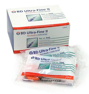 [BD] 미국 비디 Ultra-Find Ⅱ 인슐린 주사기 31G 1cc (100개입)